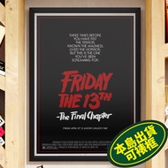 Final Chapter Friday 4: The A3+Movie Poster Island The 13th: The