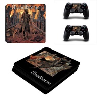 New style Bloodborne PS4 Slim Stickers Play station 4 Skin Sticker Decals For PlayStation 4 PS4 Slim Console &amp; Controller Skin Vinyl new design