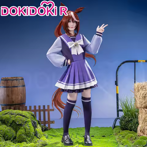 IN STOCK Tokai Teio Gold Ship Cosplay Costume Game【XS-2XL】DokiDoki-R Women School Uniform Cosplay Pl