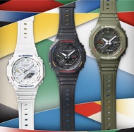 นาฬิกาข้อมือ Casio G-Shock อะนาล็อก-ดิจิตอล ซีรีส์ 2100 รุ่น GA-B2100 พลังงานแสงอาทิตย์ เชื่อมต่อโทรศัพท์ Multicolor สิินค้าของแท้ รับประกันศูนย์ 1 ปี จีช็อก