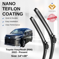 Toyota Voxy/Noah (R90) 2022 - Present Premium Japan Tech Car Wiper Accessories 14”+28” Universal Hoo