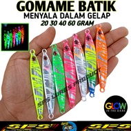 METAL JIG FULL GID METAL JIG GOMAME METAL JIG 20g/ 30g40g/ 60GRAM METAL JIG MICRO JIG FISHING BAIT M