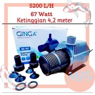 GINGA GA 107 GA107 Pompa Air Celup Kolam IKAN Aquarium GA107 water pump