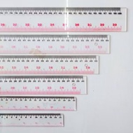 / rulermistar/ruler PLASTIC 40,50,60CM CLEAR TRANSPARENT/ RULER TRANSPARENT RULER/MISTAR TRANSPARENT