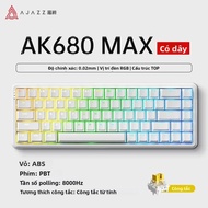 Bàn Phím Chơi Game Cơ Học Ajazz Ak680 Max 65% Rapid Trigger Switch Từ Tính 8K ARGB Tùy Chỉnh Kết Nối