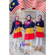 Merdeka BLOUSE SIZE XS To 4XL
