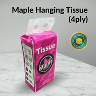 Maple Brand Pink Packet Hanging Tissue 1000 Sheets