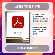 [ Adobe PDF Editor ] Acrobat Pro | Own Account Activation | MacOS, Windows and Web