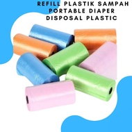 Refill Plastik Sampah/ Portable Diaper Disposal Plastic Dispenser / Refill plastic bag /Waste plasti