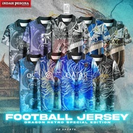 DJ Sport Special Edition Retro Collar Bola Naga Short Sleeve Jersey - Size S-10XL