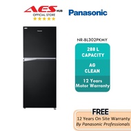 Panasonic 288L Refrigerator Inverter Fridge No Frost 2 Door Peti Sejuk Peti Ais 2 Pintu 冰箱 NR-BL302PKMY