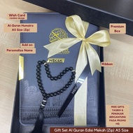 GIFT SET AL QURAN HUMAIRA EDISI MEKAH (BAHARU) DGN ENGRAVE NAME  (QURAN HANTARAN/TERJEMAHAN/TAGGING/