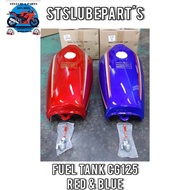 FUEL TANK RED CN & BLUE. CN FOR CG125
