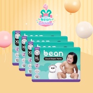 bean Cloud Diapers Pants XL (12-17 kg) - 120 pcs