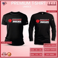 T-Shirt Cotton Ducati Performance Shirt Lelaki Shirt perempuan Baju lelaki Baju perempuan lengan pendek lengan panjang