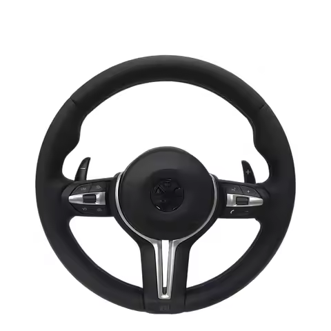 M Sport Full Leather Steering Wheel For BMW M3 F30 F15 F16 F20 F21 F25 F26 M5 F10 F11 F06 F07 F12 F1