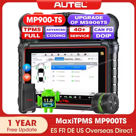 Autel MaxiPRO MP900TS TPMS Car Diagnostic Tools MP900-TS Automotive OBD2 Scanner CANFD&DoIP ECU Codi