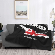 Georgian Map Georgia Coordinates Georgia Localisation 2024 An Ultra-Soft Micro Fleece Blanket