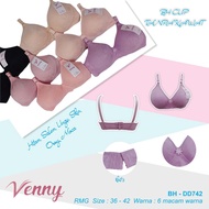 Venny - Standard Foam Wire Free Cup Bra Size 36 - 42 BH - DD742