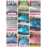 cadar dengan selimut good quality Bedsheet With Comforter  Bedsheet Set 3 IN 1 / 5 IN 1