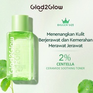 Glad2Glow 2% Centella Ceramide Soothing Acne Cica Facial Toner