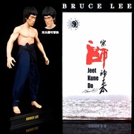 HOT SALE-Bruce Lee Statue Figure 1/6 Scale Dual Head Sculpt, Real Cloth Outfit, Limited Commemorativ
