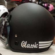 Bogo Classic Helmet, Nice Matte Black, Size L, Xl, Xxl, Xxl + Glass