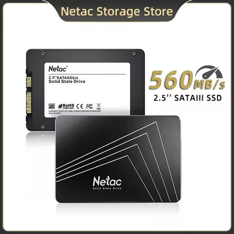 Netac 2.5'' SATA SSD 128gb 256gb 512gb 1tb 2tb 4tb Hard Drive Internal SATA3 Solid State Drive for P
