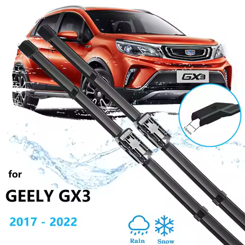 2x For Geely GX3 Yuanjing Maple Geometry X3 V3 30X EV Pro EX3 Kungfu Cow 2017~2022 Wiper Blades Rubb