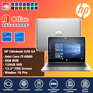 [REFURBISHED LAPTOP] HP Elitebook 820 G4 | I7-6th Gen | 8GB Ram | 128GB SSD