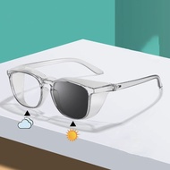 Windproof Safety Goggles Pm2.5 Dust Protection Blue Light Filter Photochromic Uv-resistant Lenses