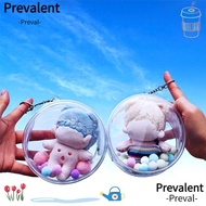 PREVALENT  Outdoor Bag, 10cm Doll Transparent Doll Display Box, Waterproof Dia. 12/14cm Bag Decorati