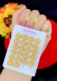 Bông tai cưới hoa mai chuẩn màu 24 k cao cấp K502