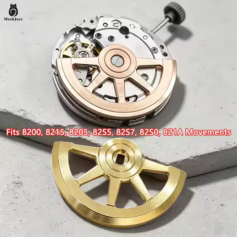 MechJazz Modified Automatic Rotor Oscillating Weight Fits 8200 8215 8205 82S5 82S7 82S0 821A Movemen