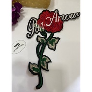 Patch sticker attached to dresses, handbags, backpacks, hats, side 20cm x 27cm (SP1)