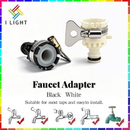 Faucet Connector Water Tap Adapter Black/White Faucet Adapter Faucet Interface Tool