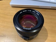 Minolta MD 50mm 1.2 Canon EF mount