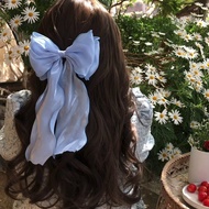 Town Shell JISOO Bow Hair Claw Clip / Korean Ribbon Hair Clip