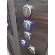 Blue Led Elevator Round Push Button