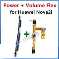 Nova 2i Power Volume Button Flex for Huawei Nova2i Mate 10 Lite On Off Side Buttons Ribbon Cable