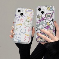 Cute cat phone box painted soft Case HP Realme C75 C75x C65 Note 60 Note 60x C61 C63 C65 C67 10 11 p