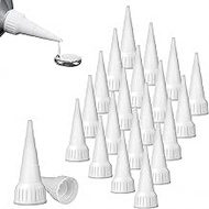 ASTER 20Pieces Snip Tip Applicator Tips Cap for E6000 Craft Glue 3.7 Ounce Adhesive Tubes for Rock P