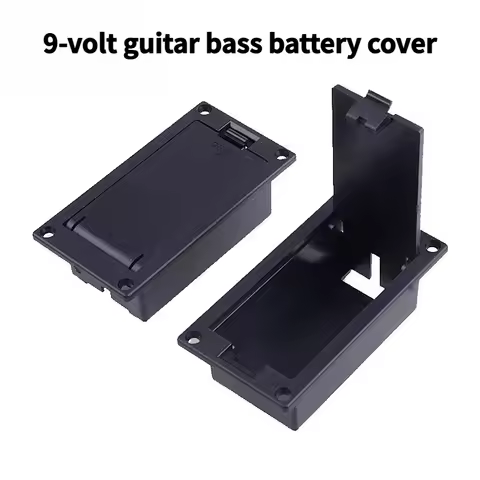 1PCS 9V Active Pickup Battery Box, Compartment, 9V Guitar Bass Battery Cover, LJ-03 Guitar Battery B