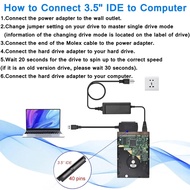 On Sale-SATA/PATA/IDE Drive to USB 2.0 Adapter Converter Cable for Hard Drive Disk HDD 2.5 Inch 3.5 
