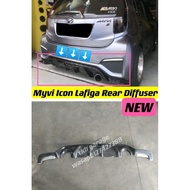 Myvi icon lafiga rear diffuser