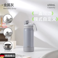 แก้วน้ำสแตนเลสอุ่นขนาดใหญ่ GFS แก้วน้ำดื่มสำหรับเด็ก แก้วน้ำสำหรับนักเรียน แก้วน้ำแบบอุ่นและเย็นได้ 