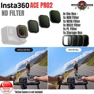 Insta360 Ace Pro2 ND Filter Set (ND8, ND16, ND32, and PL filters)