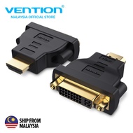 Vention HDMI to DVI Adapter Male to Female HDMI to DVI-I Bi-directional Video Converter with Gold-Pl