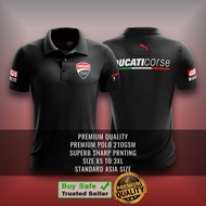T-shirt Polo Collar Ducati Short Sleeve T-shirt