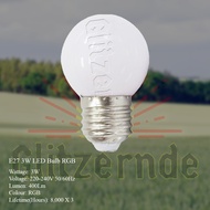 E27 3W LED Bulb RGB (Ping Pong Bulb)